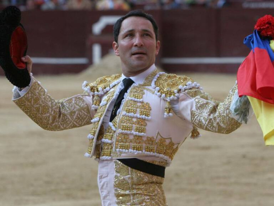 El torero colombiano César Rincón. 