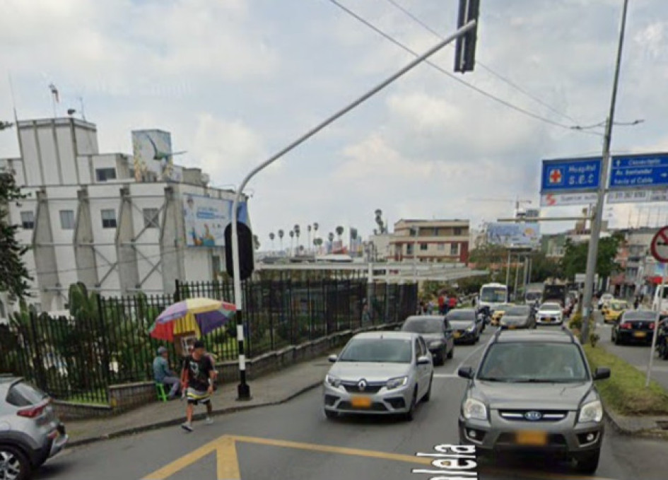 Sector donde atropellaron a la mujer.