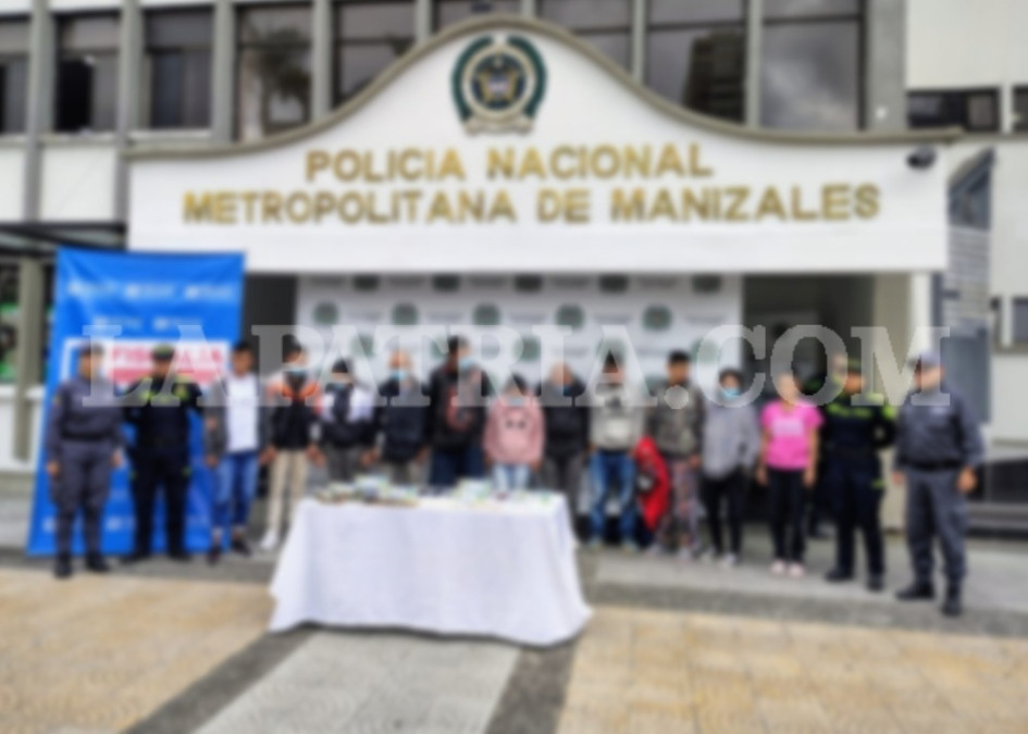 Esta banda era la encargada de llenar de droga el sector de El Cable, en Manizales.