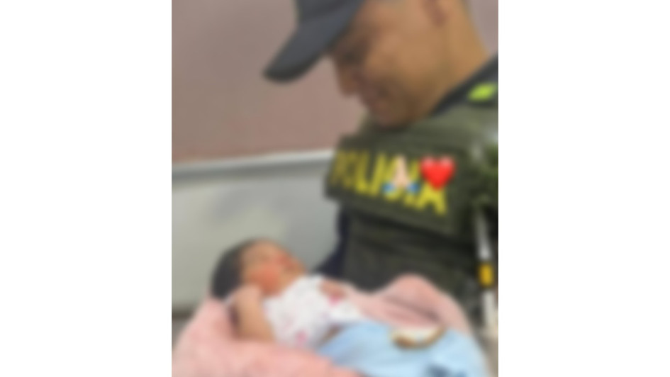 Bebé de apenas 48 horas de nacida,