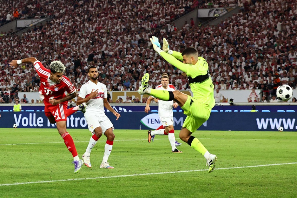 Luis Díaz marcó su primer gol en el Bayern Múnich.