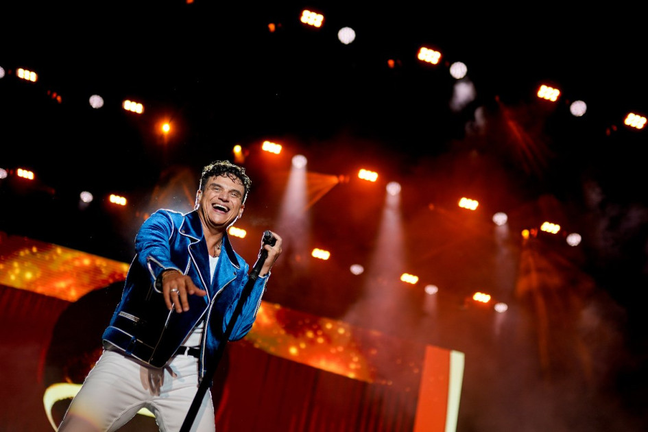 Silvestre Dangond cantó delante de 28 mil personas en la inauguración de Las Fiestas de la Cosecha de Pereira 