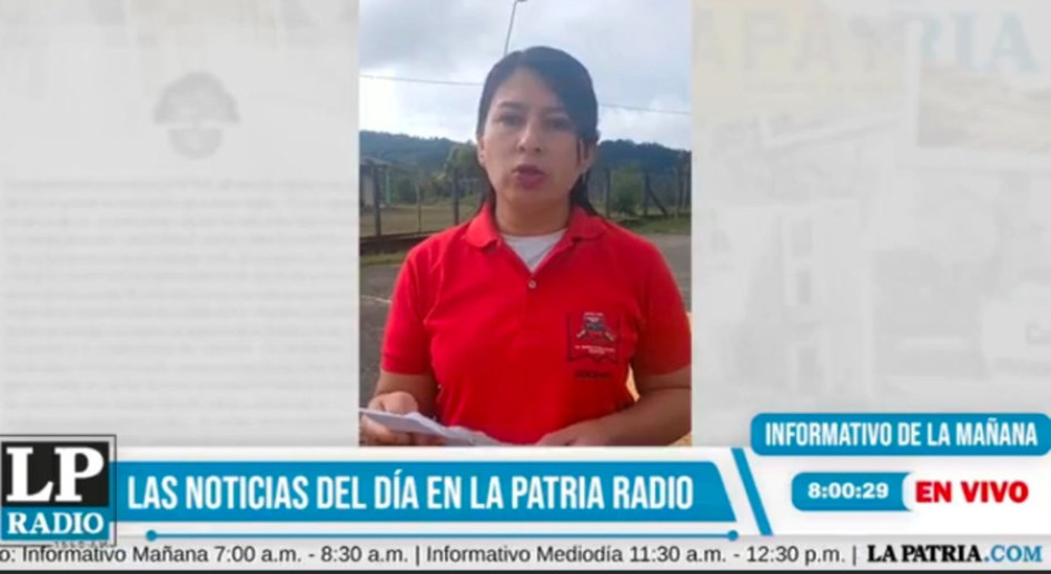 Luz Adriana Bañol Rendón, docente de la Institución Educativa Marco Fidel Suárez del Resguardo Indígena Nuestra Señora Candelaria La Montaña, de Riosucio. 