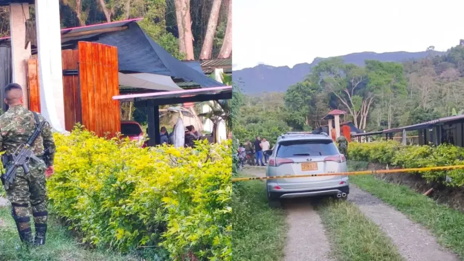 El crimen fue cometido en la finca Villa Claudia, ubicada en la vereda San Ramón.