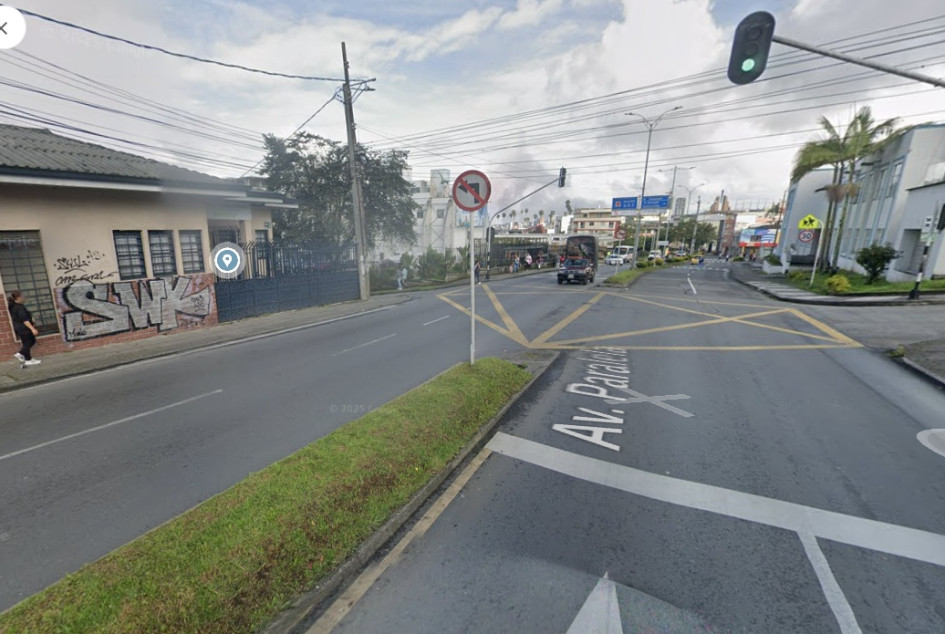 Foto| Google maps| LA PATRIA  Avenida Paralela, carrera 25 con calle 49, donde fue el accidente.
