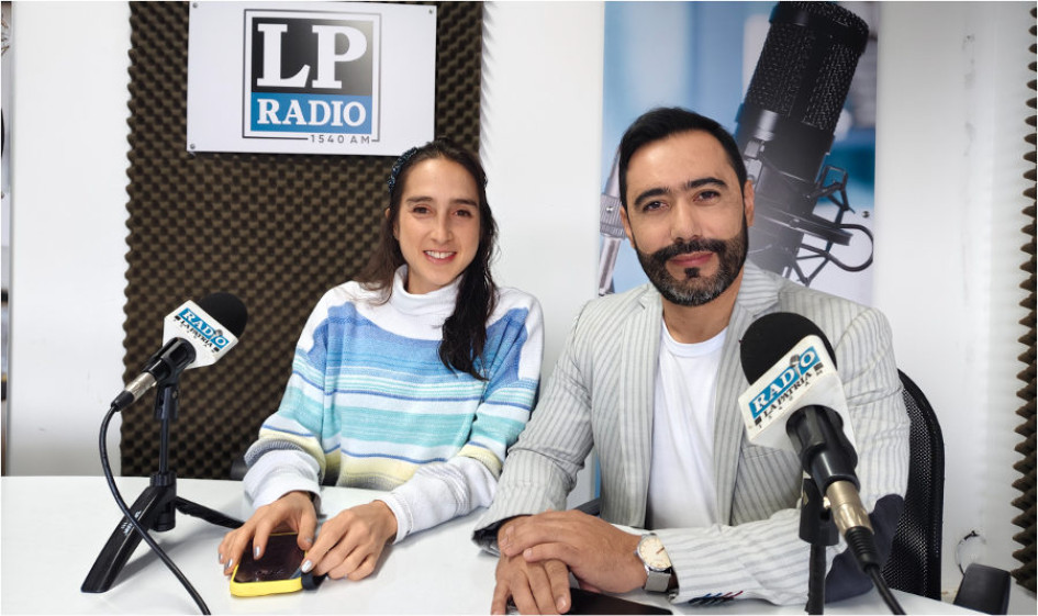 Sofía Spagiari y Andrés Galeano, integrantes del colectivo Hagámoslo Posible de Manizales.