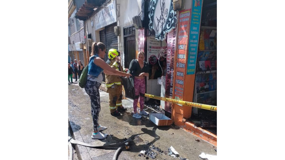 Andrea Londoño, dueña del Andre Nice Spa, está con la ilusión de revivir su negocio después del incendio que arrasó su local y otros dos