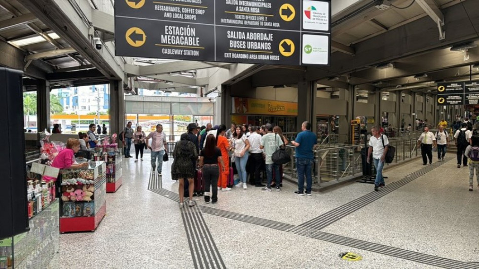 Desde el 1 hasta el 18 de agosto, el terminal de Pereira alcanzó un total de 31.286 despachos, lo que significó transportar a 311.717 pasajeros. 