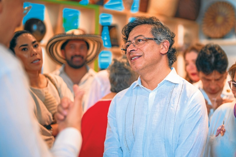 Foto | EFE | LA PATRIA El presidente de Colombia, Gustavo Petro, se encuentra en Japón, ayer visitó la Expo de Osaka, Colombia es el único país de América Latina que participa con un pabellón tipo A.