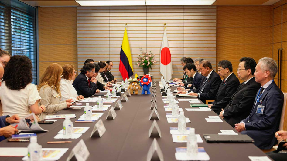 ​Con la delegación que lo acompaña en su visita de trabajo, el presidente Gustavo Petro insistió en la necesidad de fortalecer las relaciones económicas con Japón.