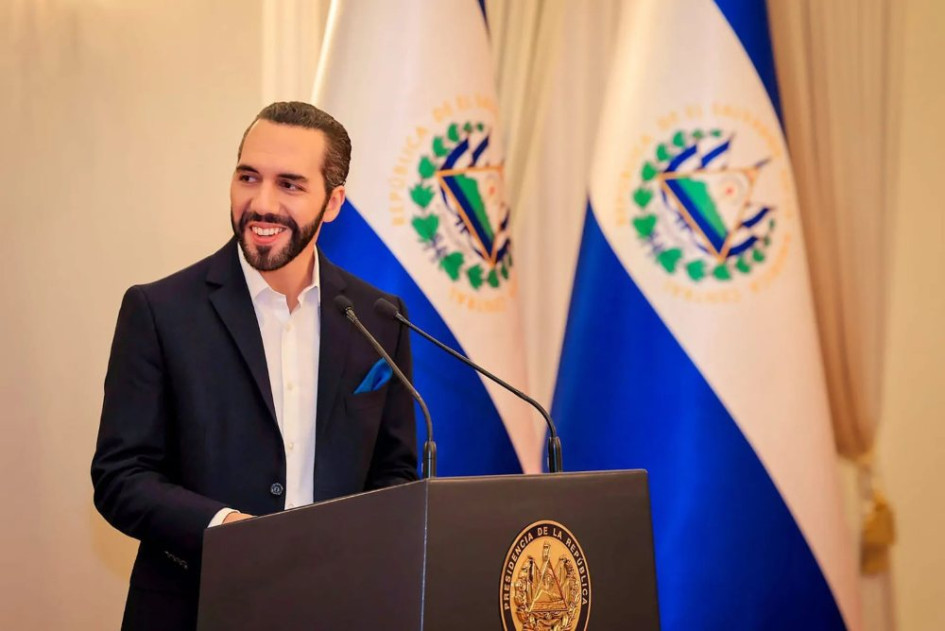 El presidente de El Salvador, Nayib Bukele.