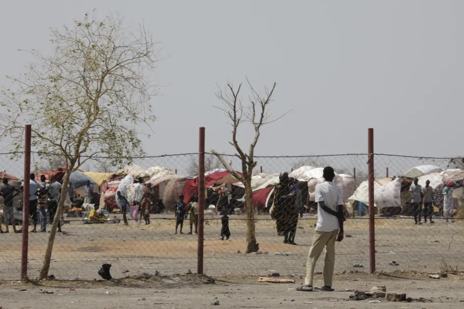 Un hombre en un campamento de refugiados de Sudán. Imagen de archivo. 