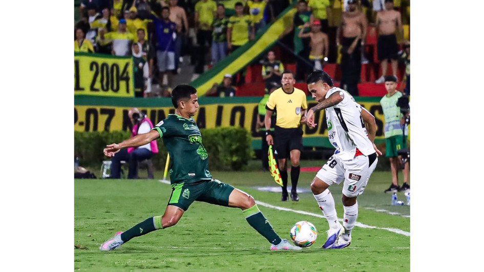 El poder ofensivo del Once Caldas casi no se exhibió en su visita ante Atlético Bucaramanga. El equipo se defendió en la mayoría del partido y no tuvo ocasiones claras para anotar.