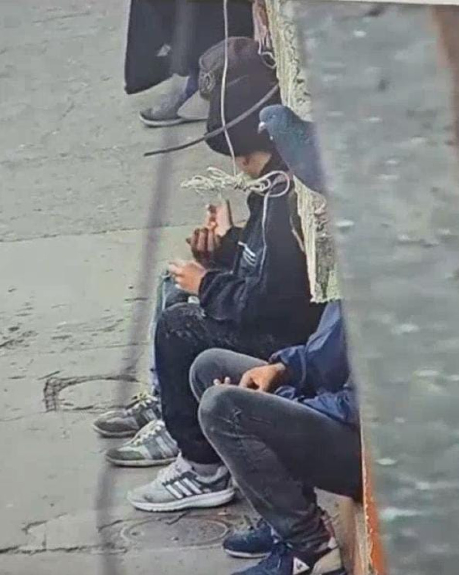 La cámara captó la venta.