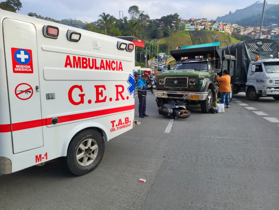 El accidente de este miércoles.