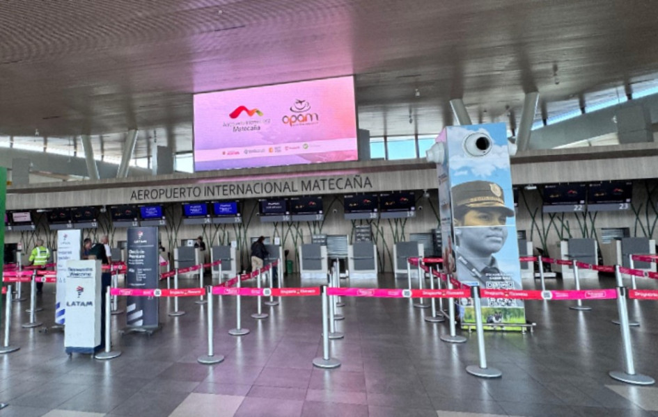 En agosto de 2025 la cifra de movimiento de pasajeros por el Aeropuerto Internacional Matecaña alcanzó un total de 238.518 pasajeros