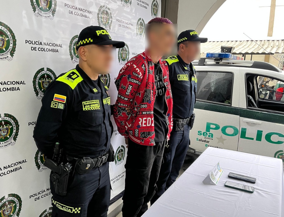 El Blessd manizaleño, detenido por robo.