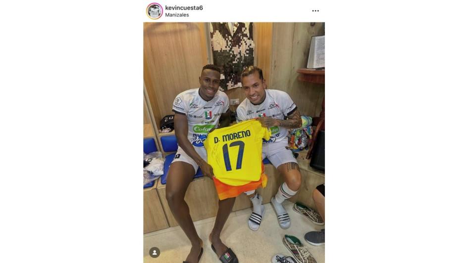 Supimos que: los detalles de Dayro Moreno para sus compañeros del Once Caldas