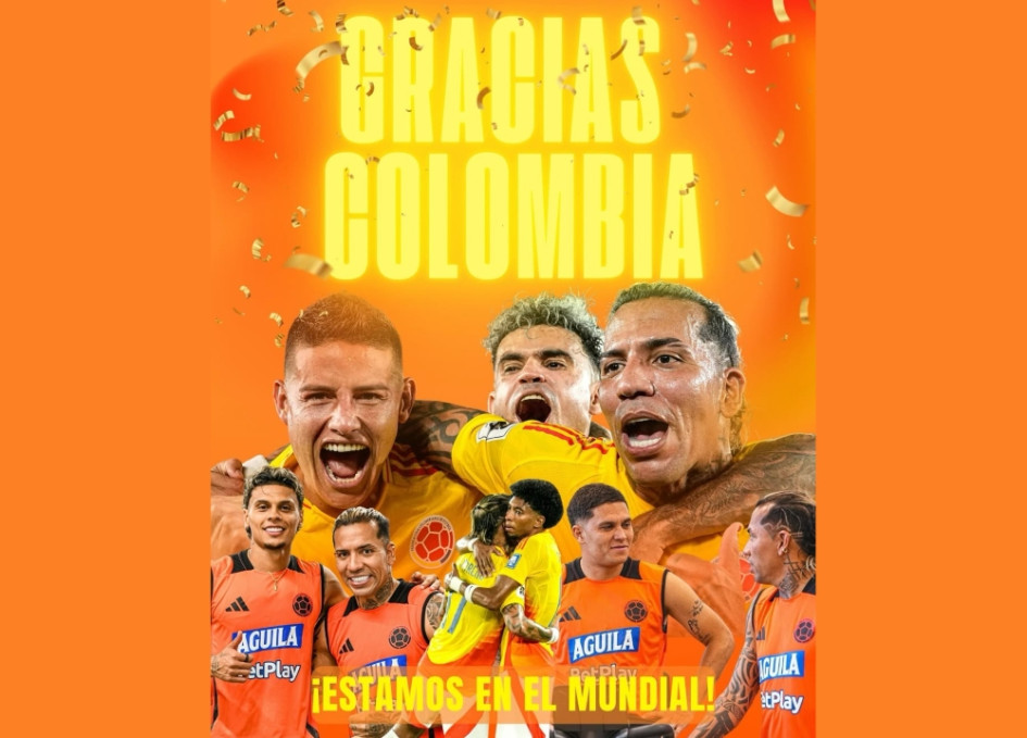 Dayro Moreno publicó esta imagen en su cuenta de Instagram luego de su regreso a la Selección Colombia. En la postal se destacan los momentos que compartió con James Rodríguez, Luis Díaz, Richard Ríos, Juan Fernando Quintero y Johan Mojica, quien le cedió el número 17.