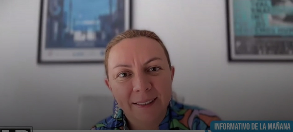 Diana Arias, integrante del Festival Internacional de Cine por los Derechos Humanos. 