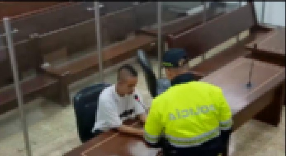 Diego, en la audiencia.