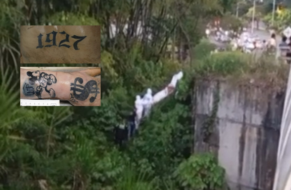 El cuerpo hallado en la quebrada La Víbora de Dosquerbadas el martes (2 de septiembre) aún sigue sin identificar. Buscan a sus familiares por medio de tatuajes