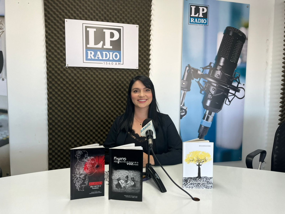   Katherine Restrepo, coordinadora artística del VI Encuentro de Escritoras de Caldas.