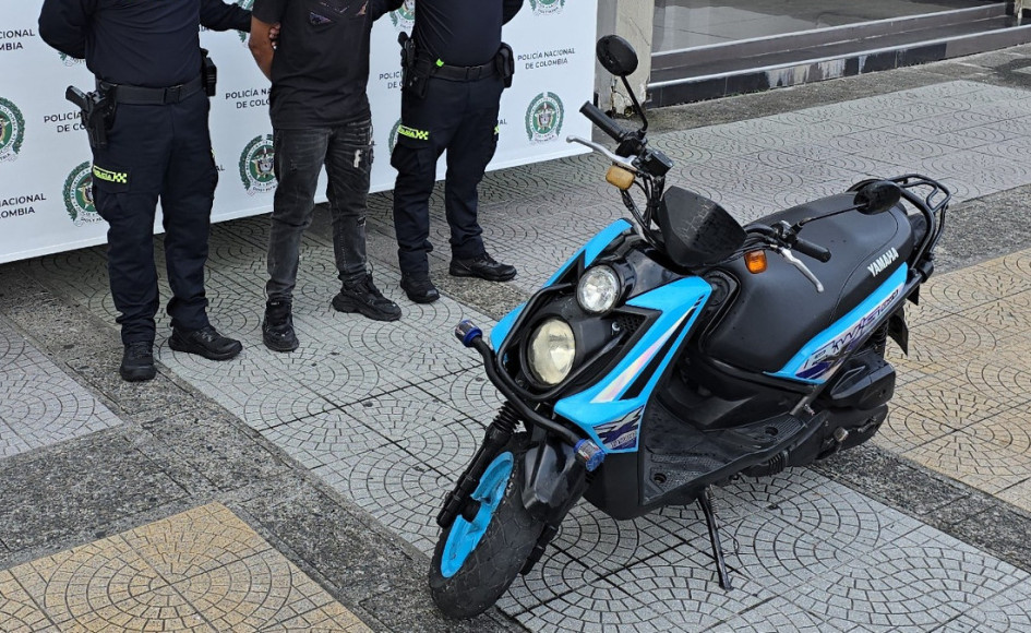 Alias José cayó en manos de la Sijín momentos después de cometer el hurto.