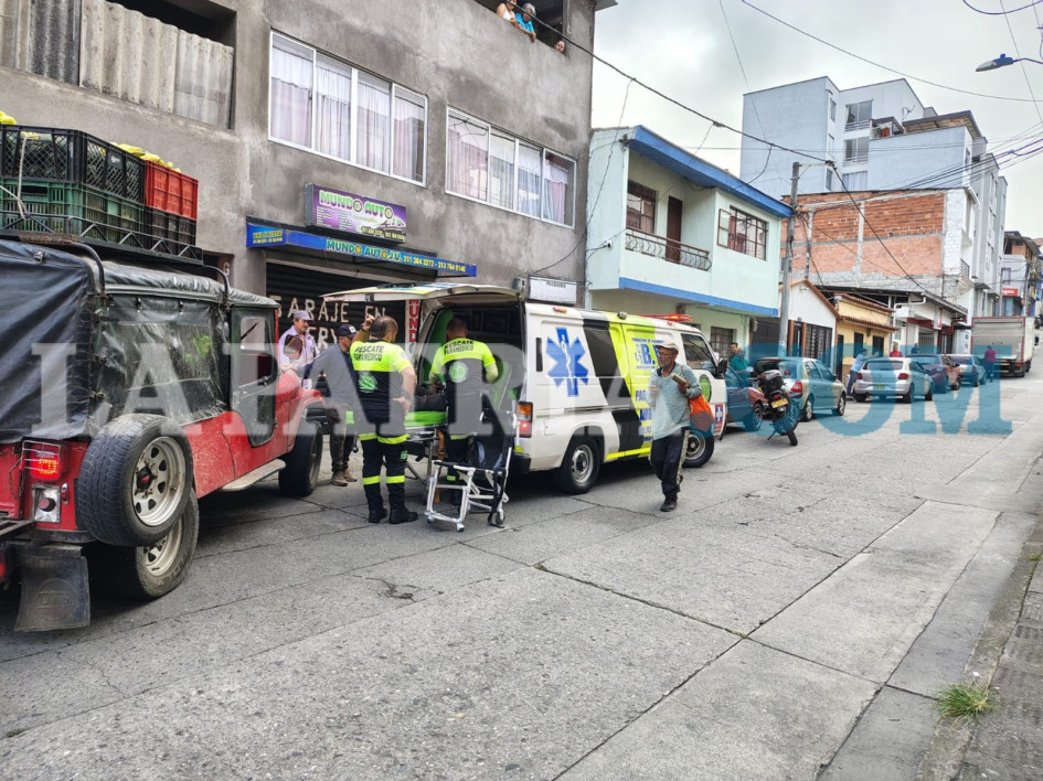 La emergencia se registró en la mañana de este martes, en casco urbano de Villamaría.