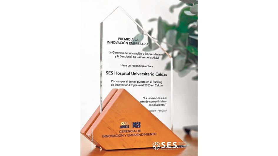 Supimos que: prestigioso hospital en Manizales recibe reconocimiento de la ANDI