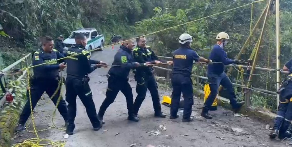 El rescate del cuerpo en Pan de Azúcar.