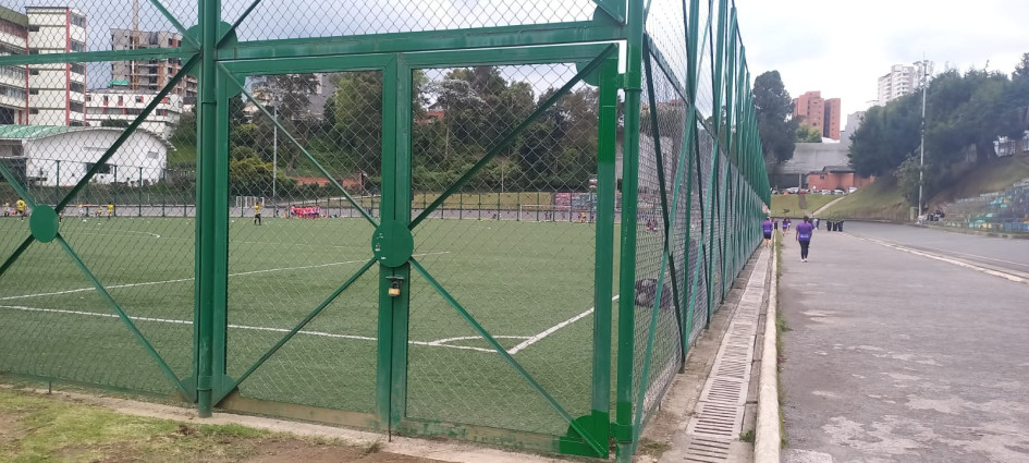 Así quedó el arreglo de la puerta