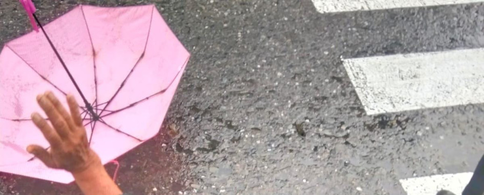 La adulta mayor iba a cruzar la cebra cuando fue arrollada por una moto.