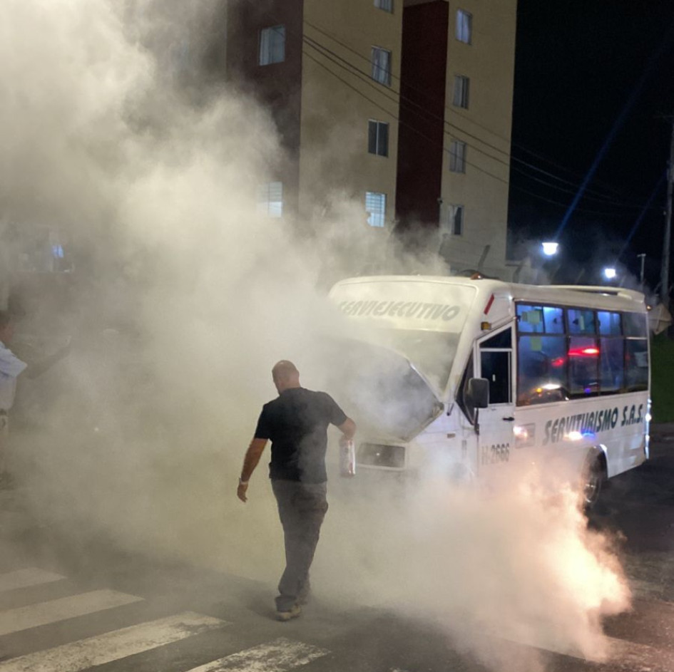 El incendio de este sábado