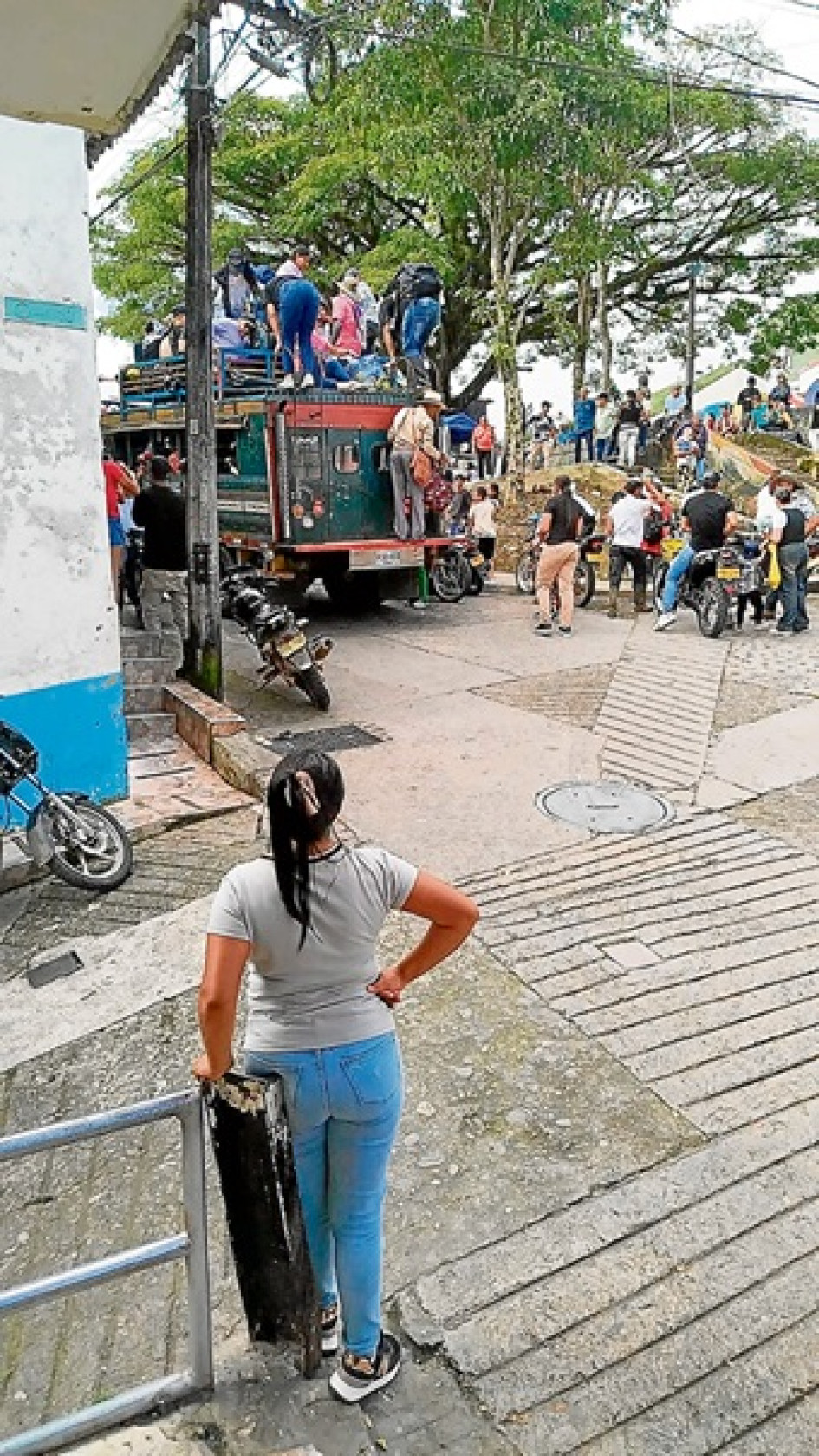 Foto | Corpaz | LA PATRIA  Los desplazados llegan a la zona urbana.