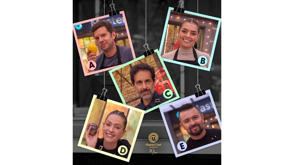 Las 5 celebridades que participaron en el reto de eliminación de este miércoles (22 de octubre) en MasterChef Celebrity 2025.