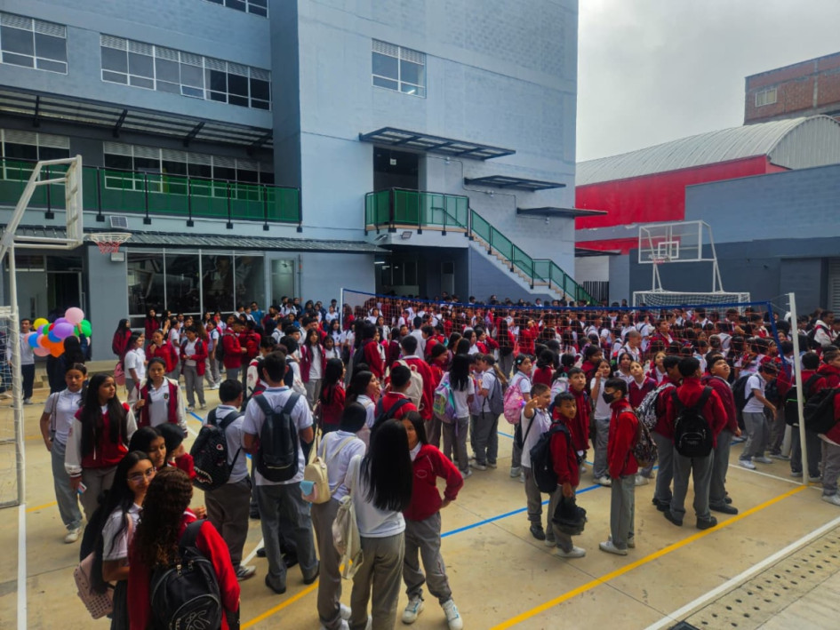 Este martes abrieron las puertas de la nueva edificación de Escuela Normal Superior Sagrado Corazón, en Riosucio.