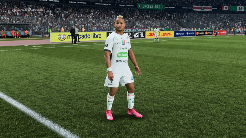 El Once Caldas repite presencia, por segundo año consecutivo, en el famoso videojuego de fútbol EA FC, anteriormente llamado FIFA. 11 jugadores integran su nómina. Vea quiénes son los más parecidos a la realidad y quiénes tienen las calificaciones más altas.