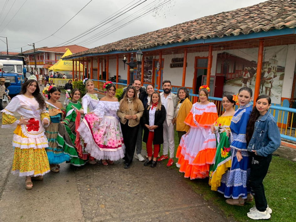 Las reinas participantes. 