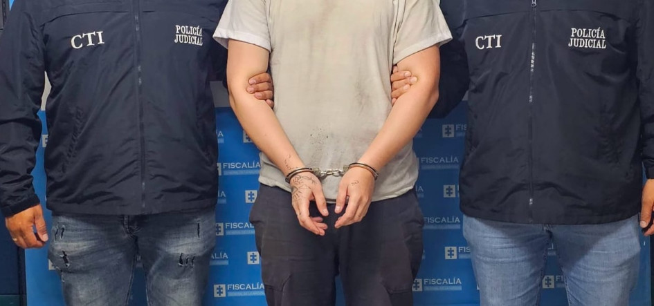 Foto| LA PATRIA  El sujeto detenido.