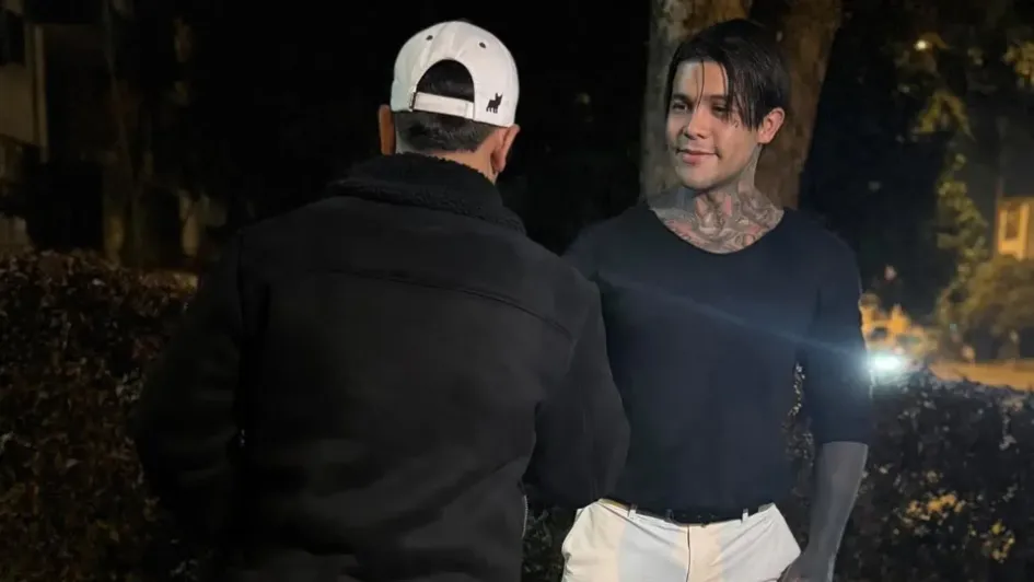 Yeferson Cossio con Camilo Cifuentes.