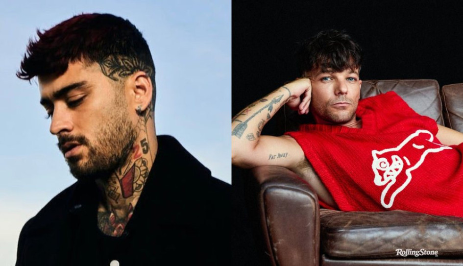 Zayn Malik y Louis Tomlinson. 