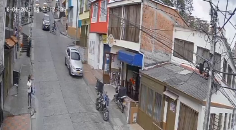 El accidente ocurrió en la tarde del sábado en el barrio El Guamal, de Manizales.