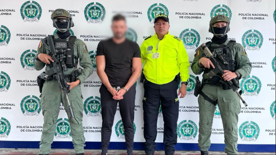 En un sector exclusivo de la ciudad de Pereira (Risaralda) a alias El Transportador, quien era el encargado de recibir en Colombia el dinero producto de las actividades de narcotráfico