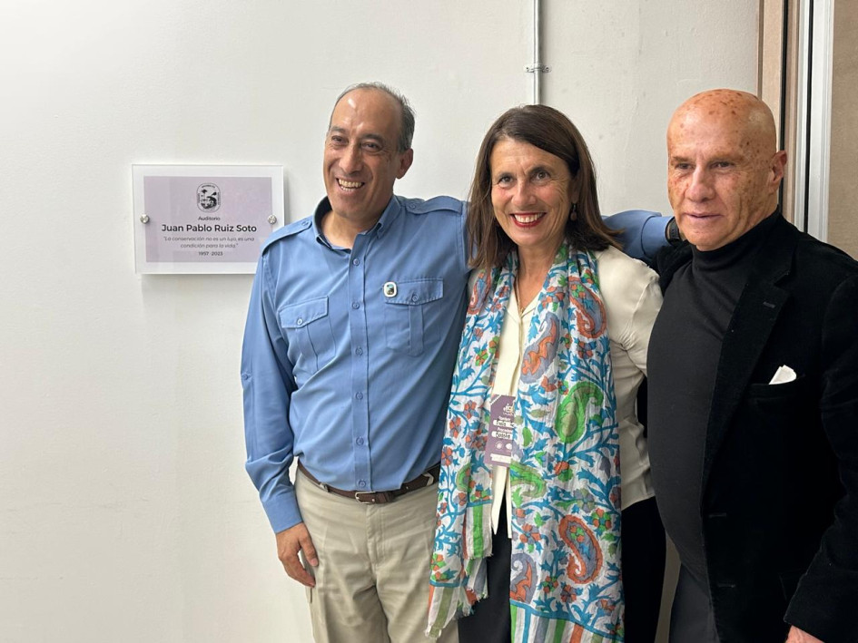 En la inauguración del Auditorio Juan Pablo Ruiz Soto en Manizales