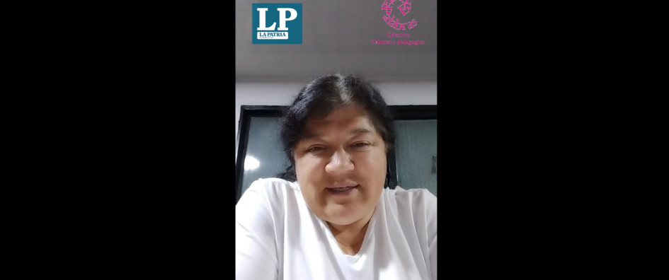   La guardaparques caldense Dorelcy Noreña Cardona lee su poema sobre la Selva de Florencia en Samaná (Caldas) 