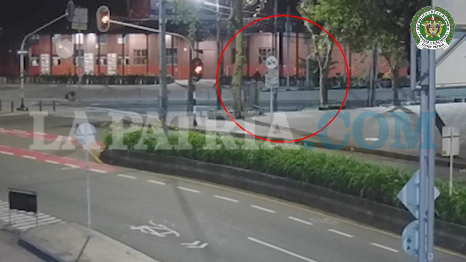 Sector del homicidio en El Cable, Manizales.