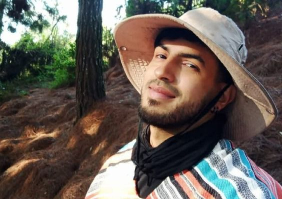 Jefferson Ramírez, montañista de 31 años