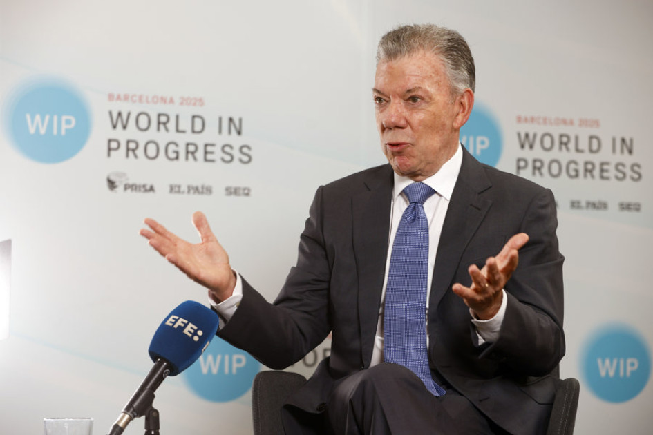 El expresidente Juan Manuel Santos.