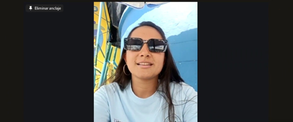  Julieth Viviana Ramírez, quien hace parte de todo el equipo del evento Policromía Tour 2025. 